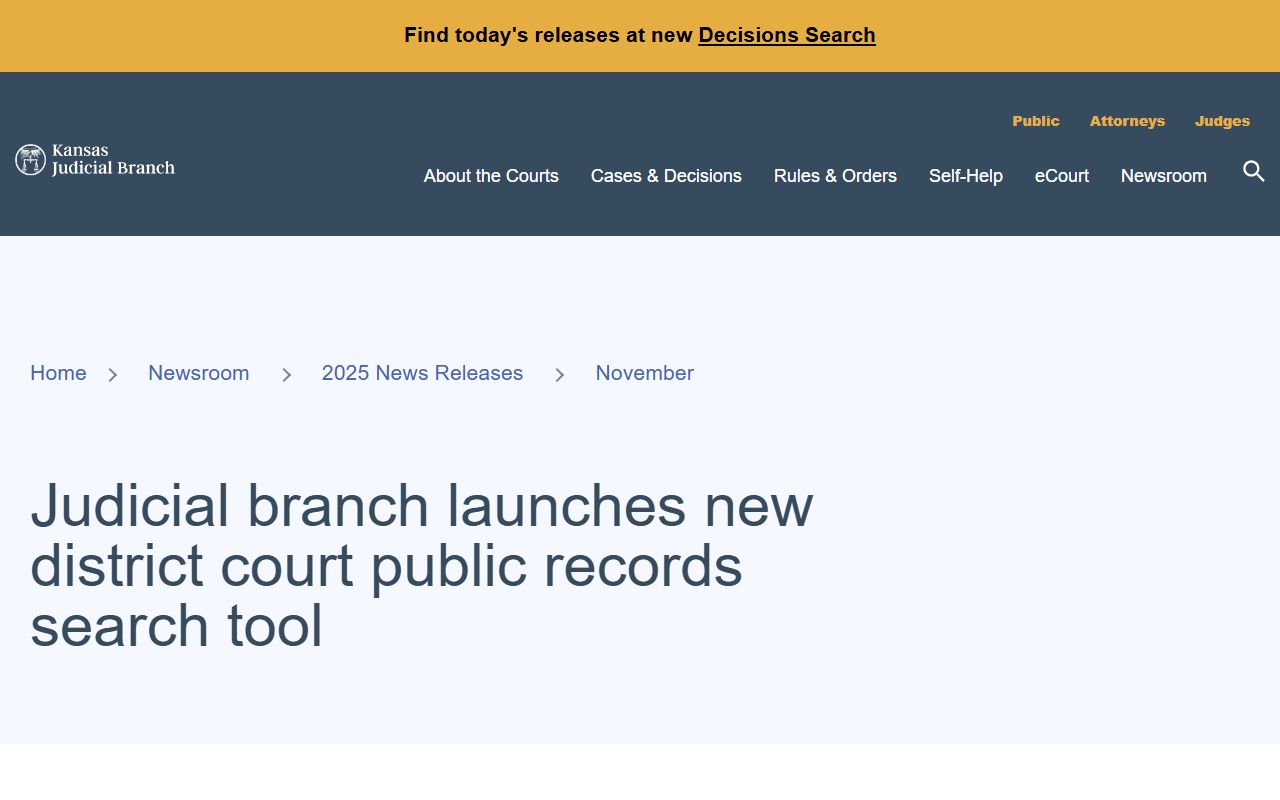 Logan County court records CaseSearch launch announcement