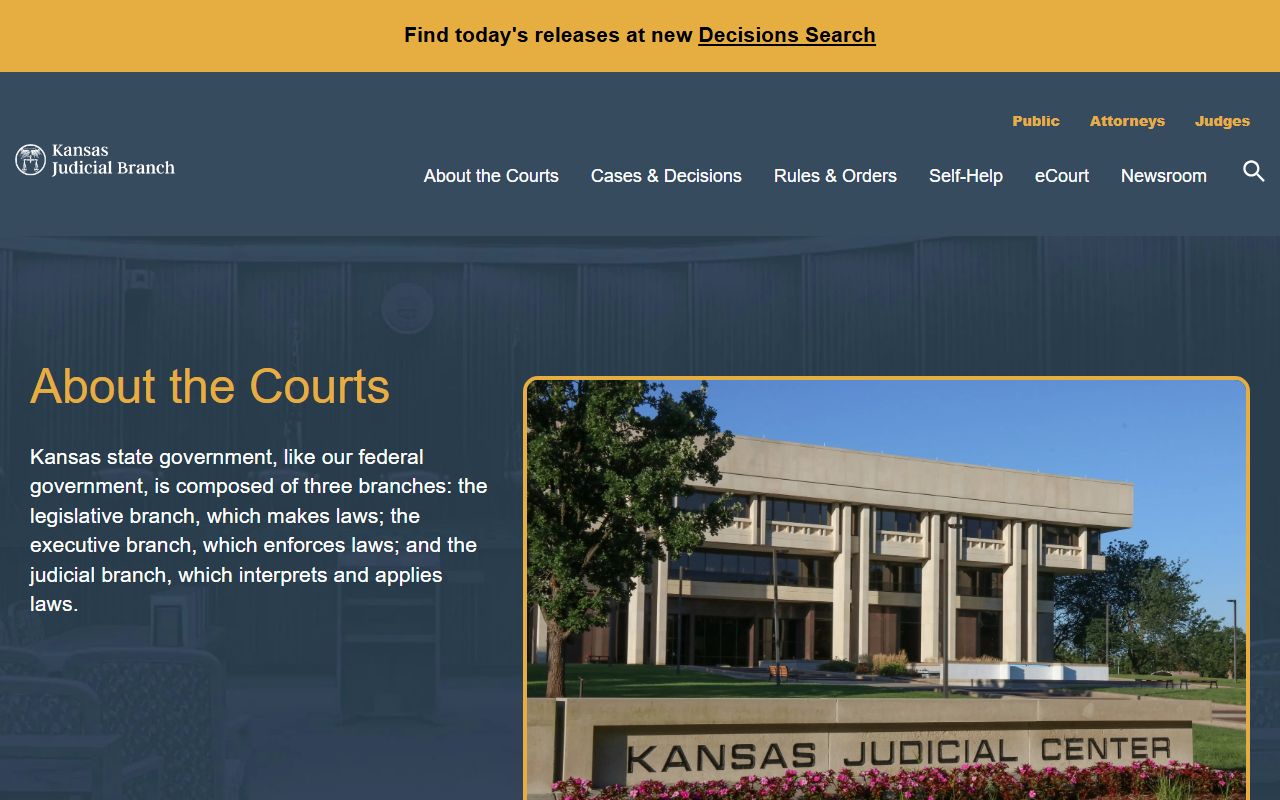 Kansas court structure for Logan County court records