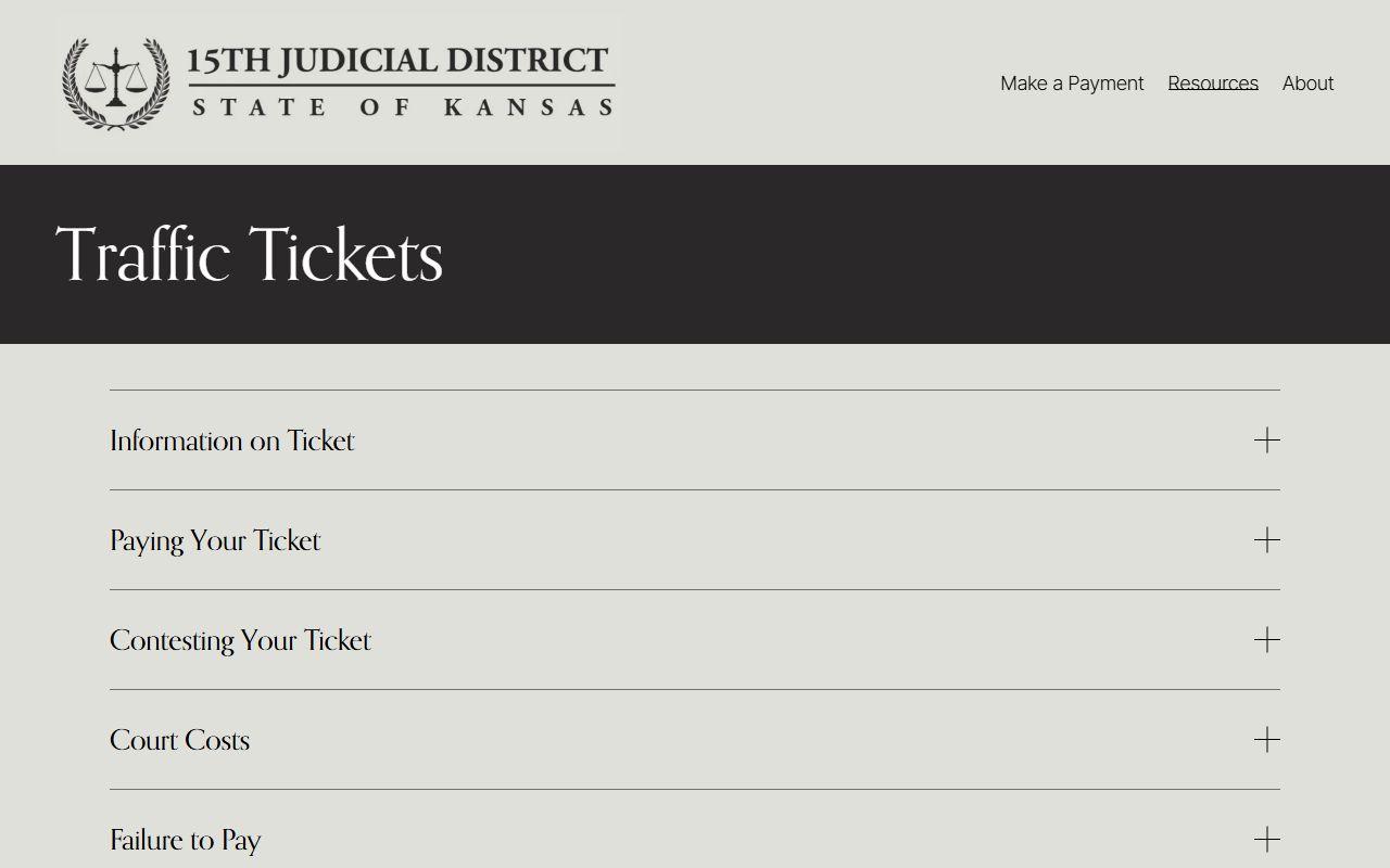 Logan County traffic court records and 15th Judicial District traffic tickets
